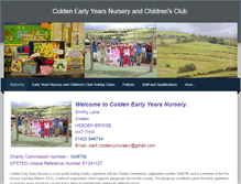 Tablet Screenshot of colden-earlyyears-nursery.org